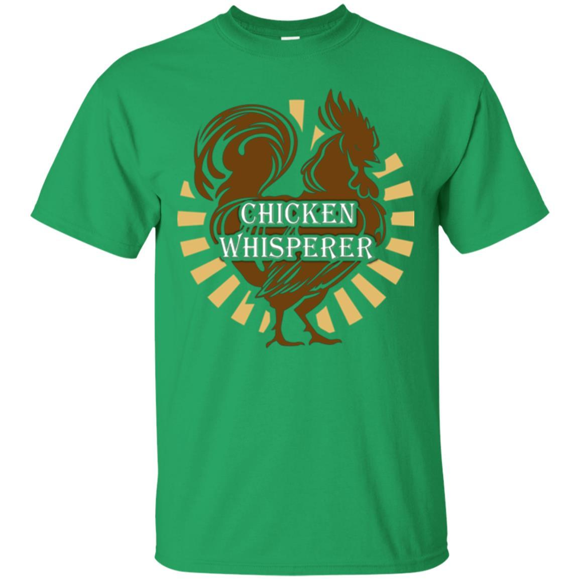 Farmer T-shirt Chicken Whisperer Irish Green