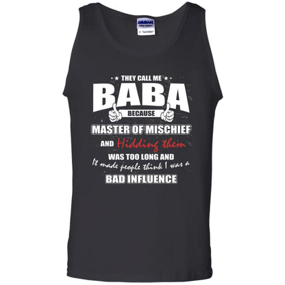 Baba T-shirt They Call Me Baba Black