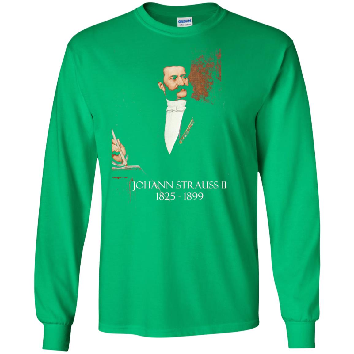 Musician T-shirt Johann Strauss Ii Irish Green