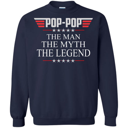 Pop-pop The Man The Myth The Legend Father_s Day T-shirt Navy