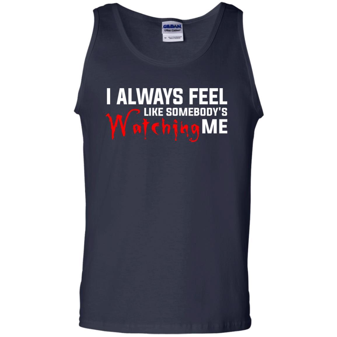 I Always Feel Like Somebody's Watching Me T-Shirt Navy