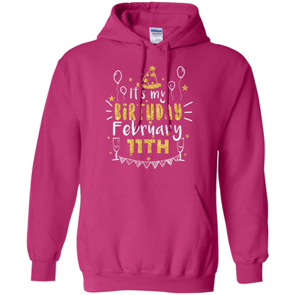 Birthday February 11th Party T-shirt It_s My Birthday Heliconia