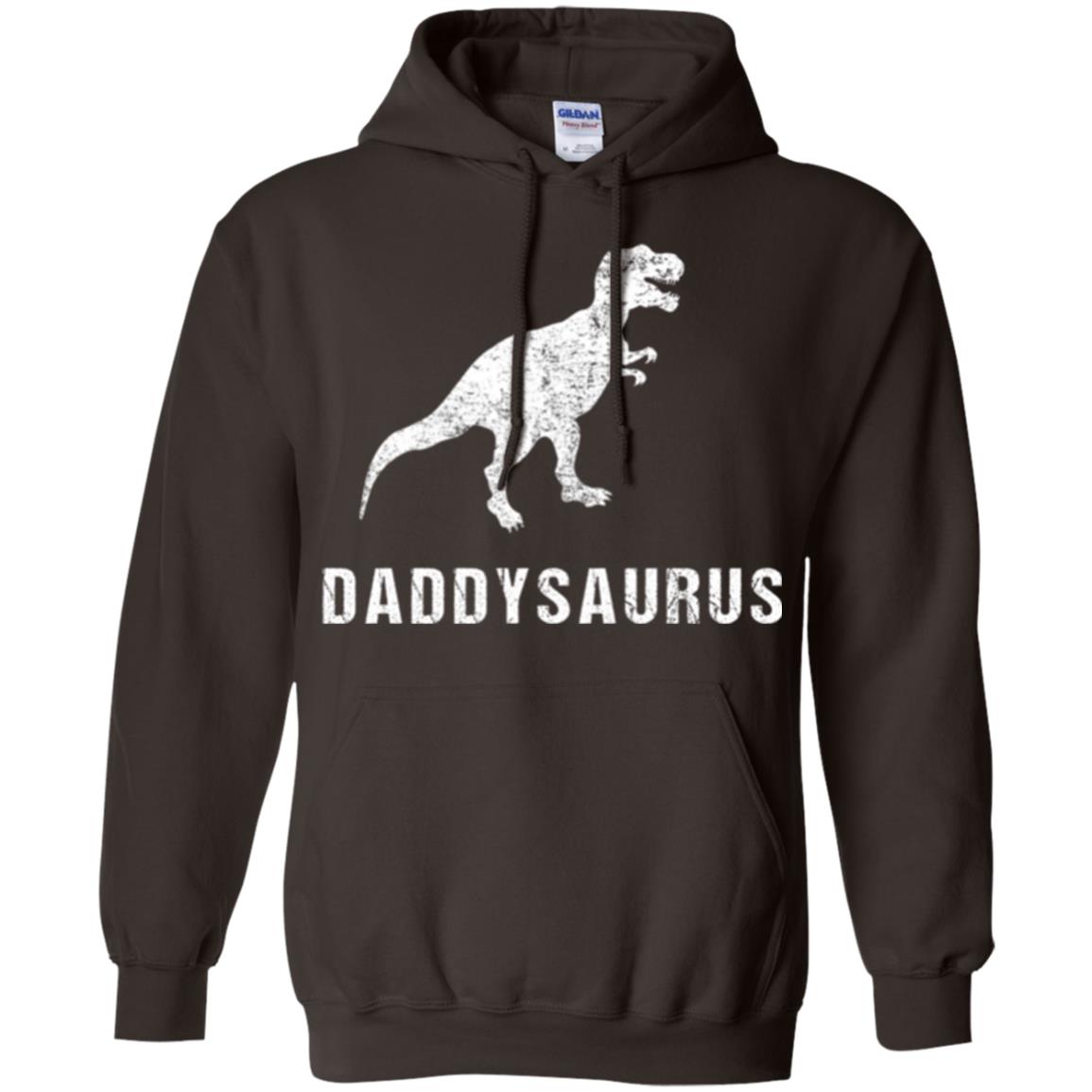 Dad T-shirt Daddysaurus Dark Chocolate