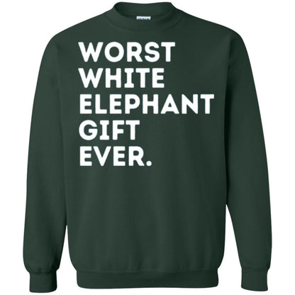 Best Worst White Elephant T-shirt Forest Green