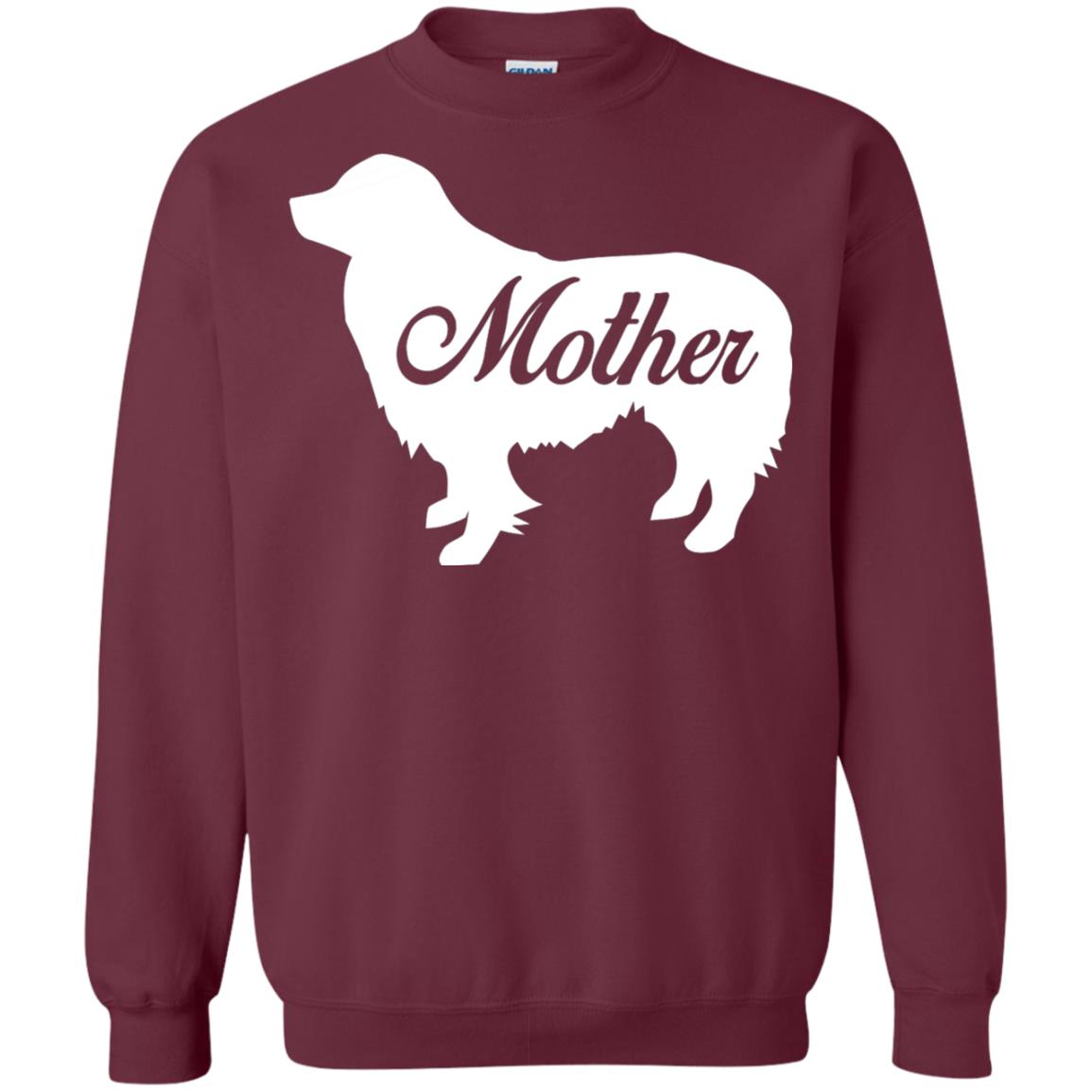Border Collie Dog Mom T-shirt Maroon