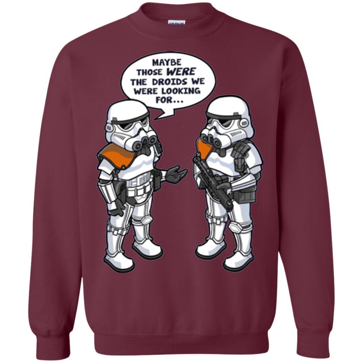 Film T-shirt Wrong Droids Comic Graphic Maroon