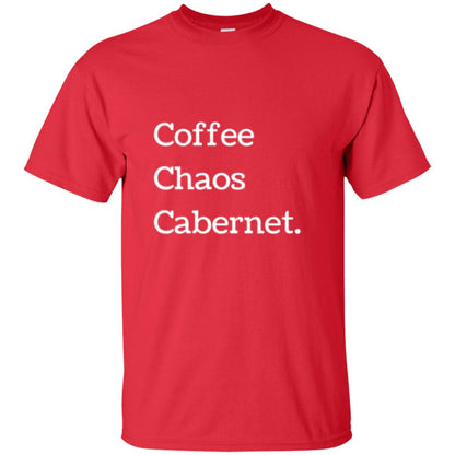 Coffee Chaos Cabernet T-shirt Red