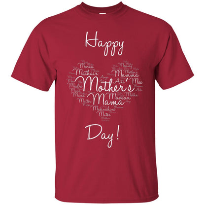 Happy Mothers Day Mommy T-shirt Cardinal