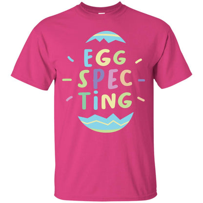 Eggspecting Funny Pregnancy Pregnant Easter Shirt Heliconia