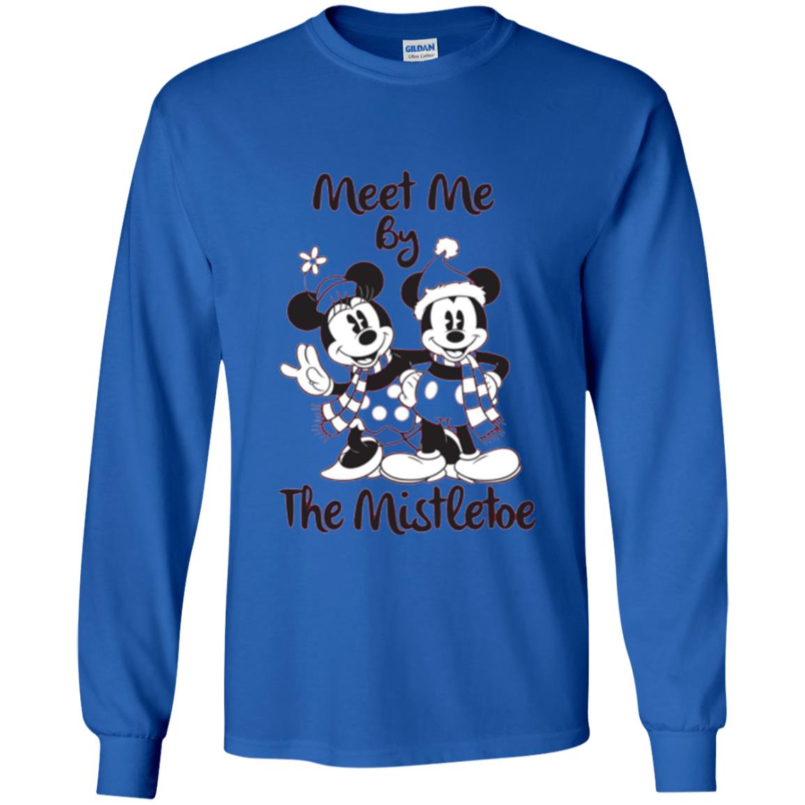 Christmas T-shirt Meet Me By Mistletoe Royal
