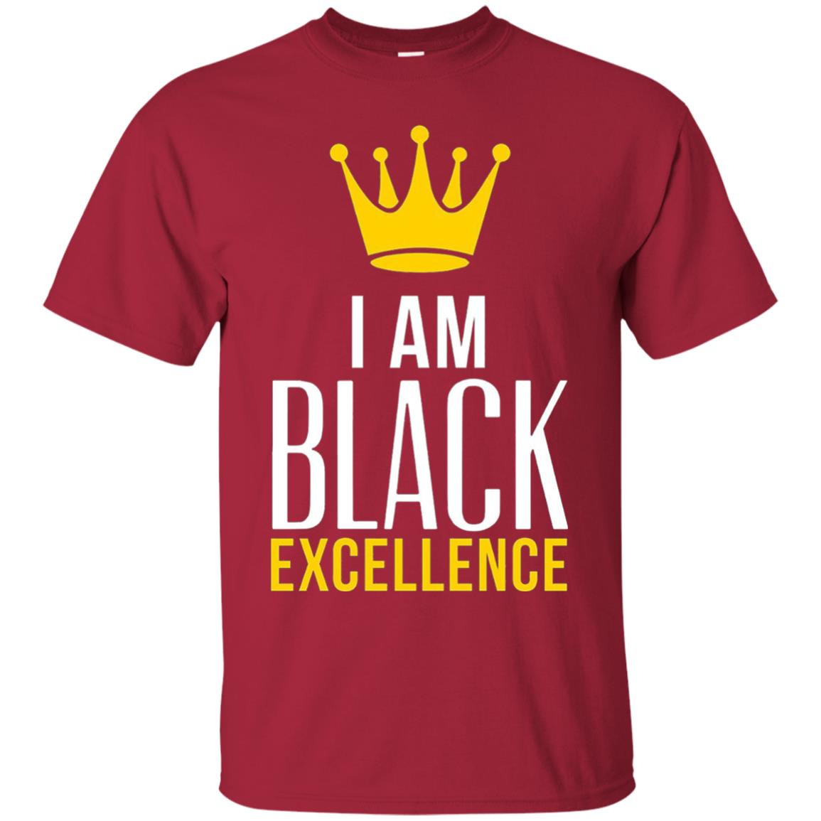 Black Excellence T-shirt Melanin Poppin_ Queen King Cardinal