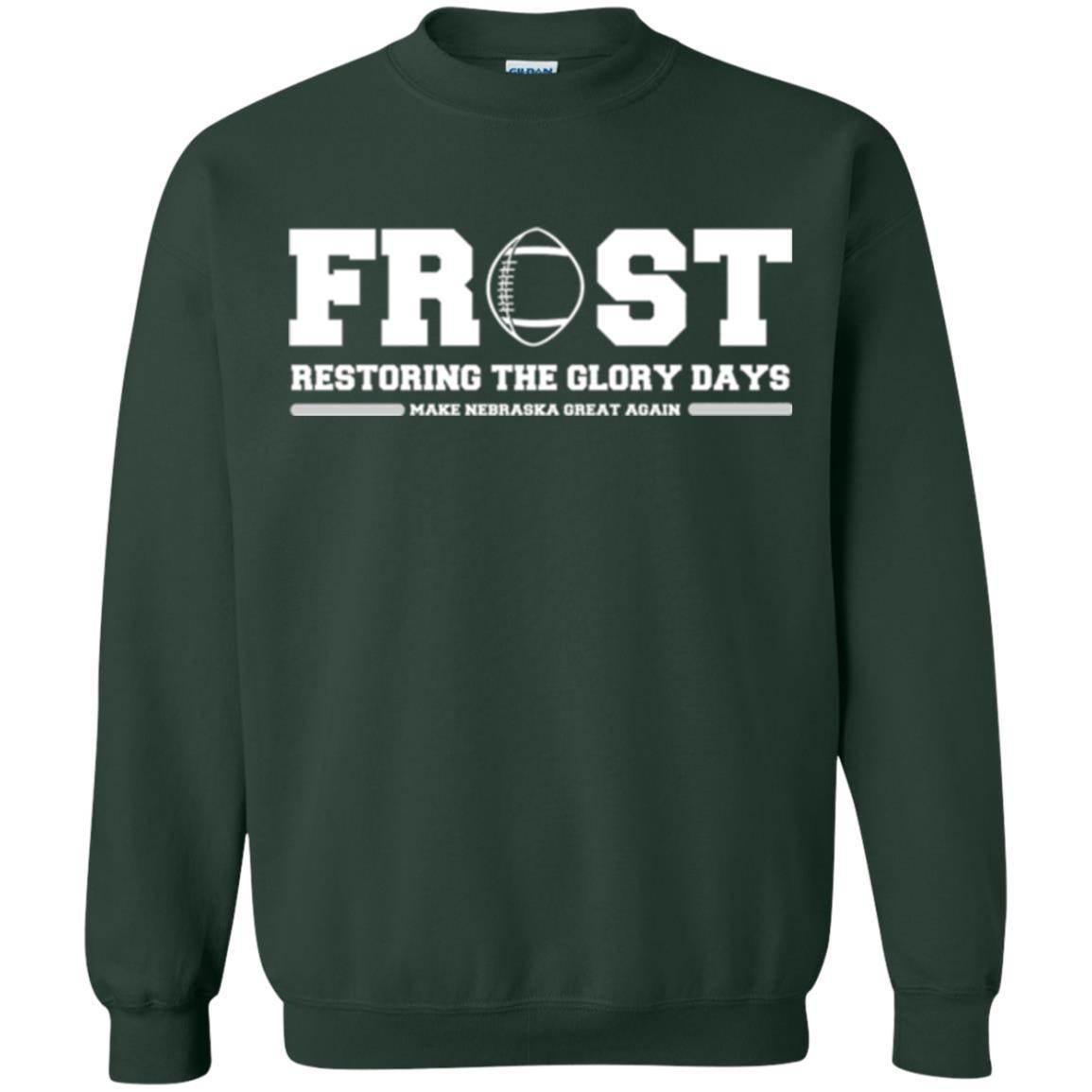 Football T-shirt Scott Frost 2018 Make Nebraska Forest Green