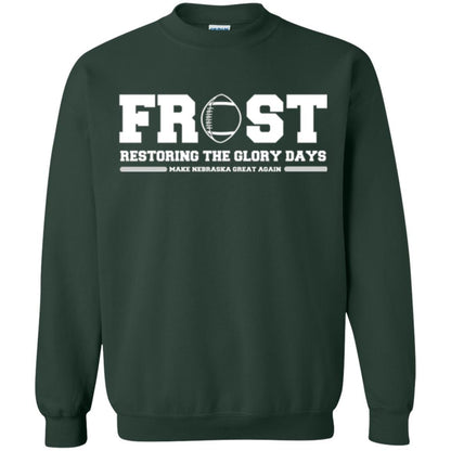 Football T-shirt Scott Frost 2018 Make Nebraska Forest Green