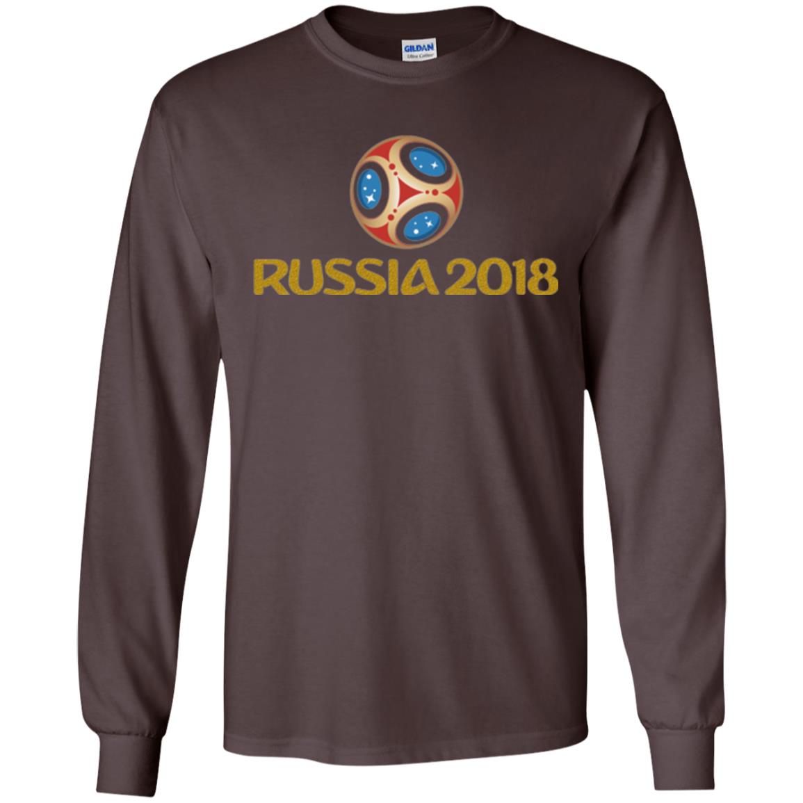 Football T-shirt Russia 2018 World Cup Dark Chocolate