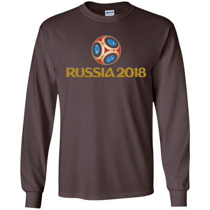 Football T-shirt Russia 2018 World Cup Dark Chocolate