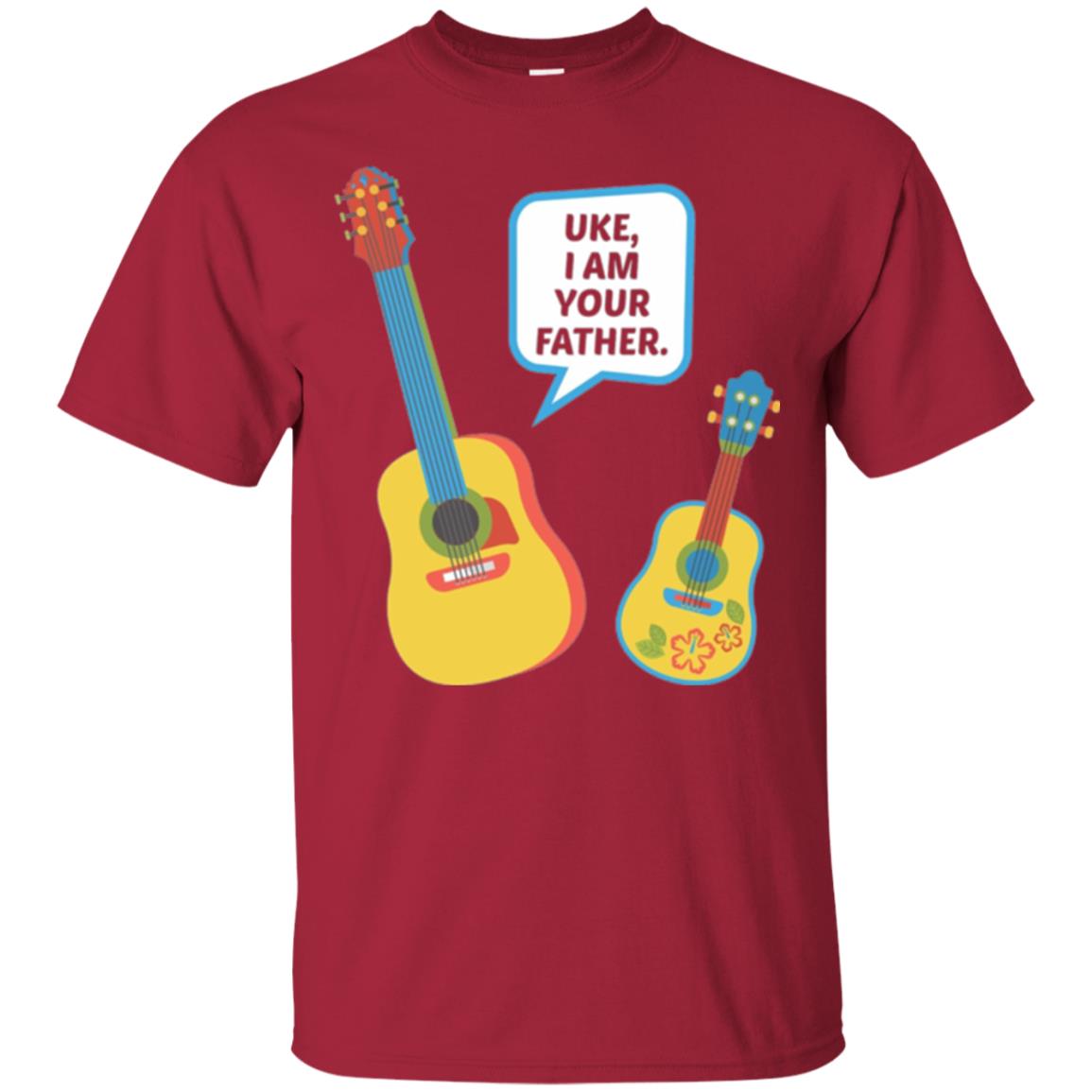 Ukulele Lovers T-shirt Uke I Am Your Father Cardinal