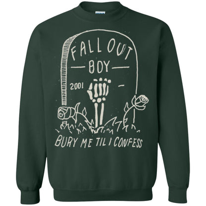 Fall Out Boy Bury Me Till I Confess T-shirt Forest Green