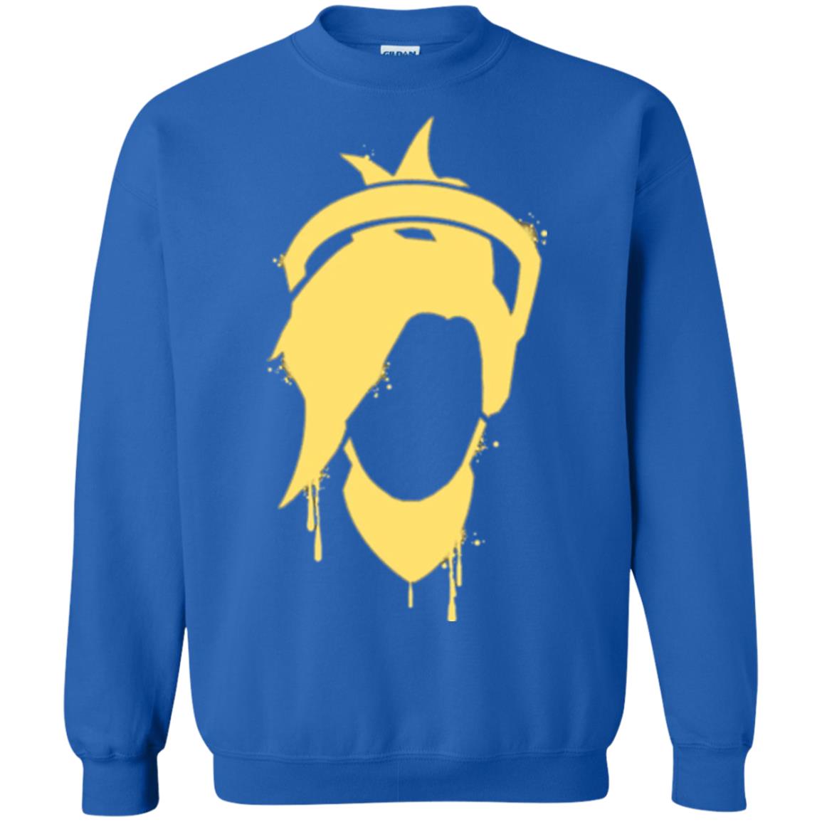Overwatch Mercy Icon Spray T-shirt Royal