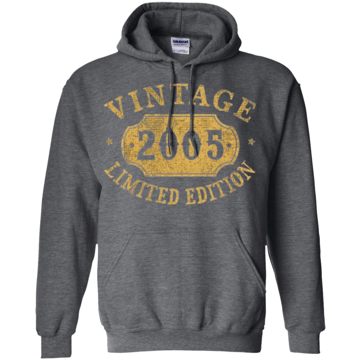 Brithday T-shirt Vintage 2005 Limited Edition Dark Heather