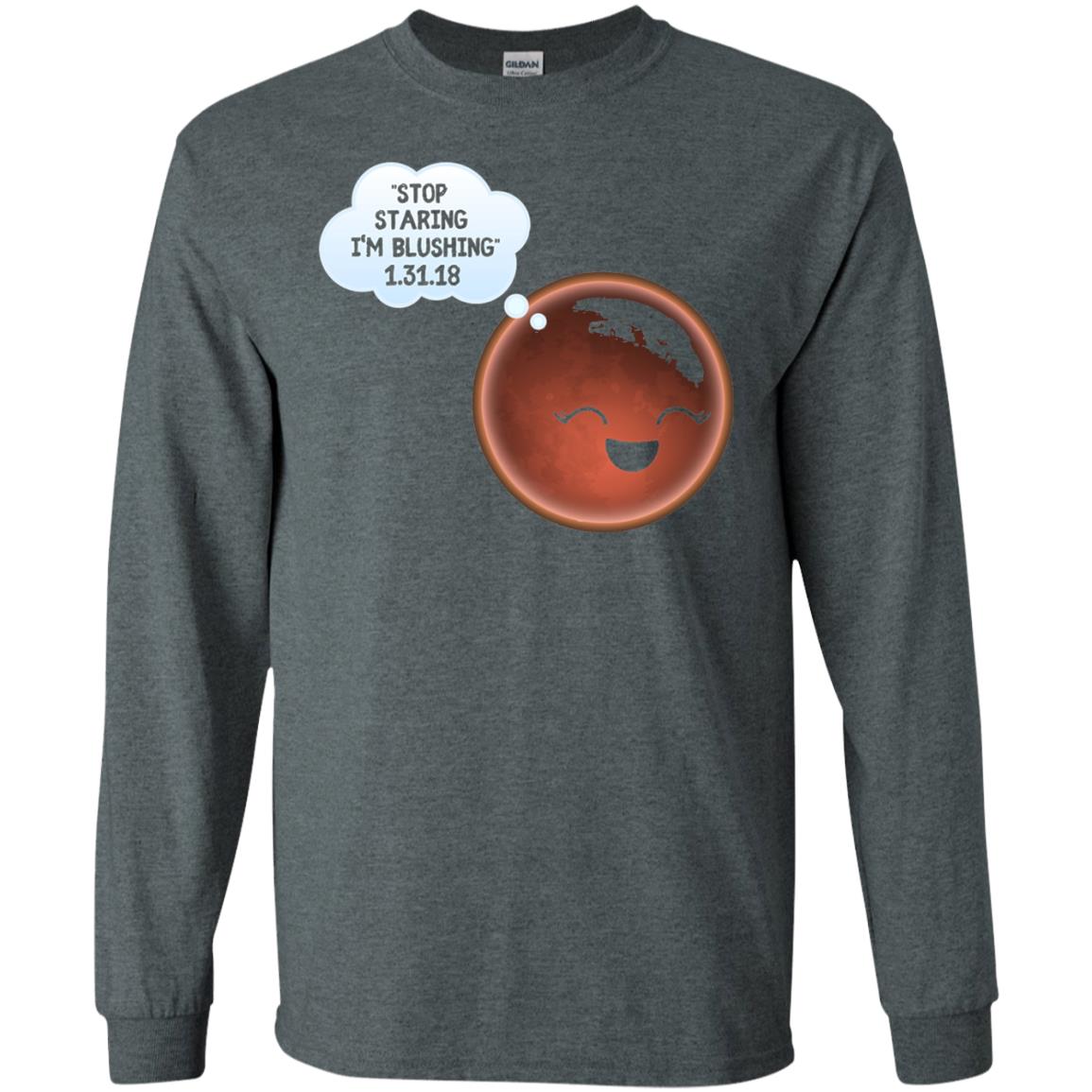 Celestial Total Lunar Eclipse 2018 T-shirt Funny Meme Dark Heather