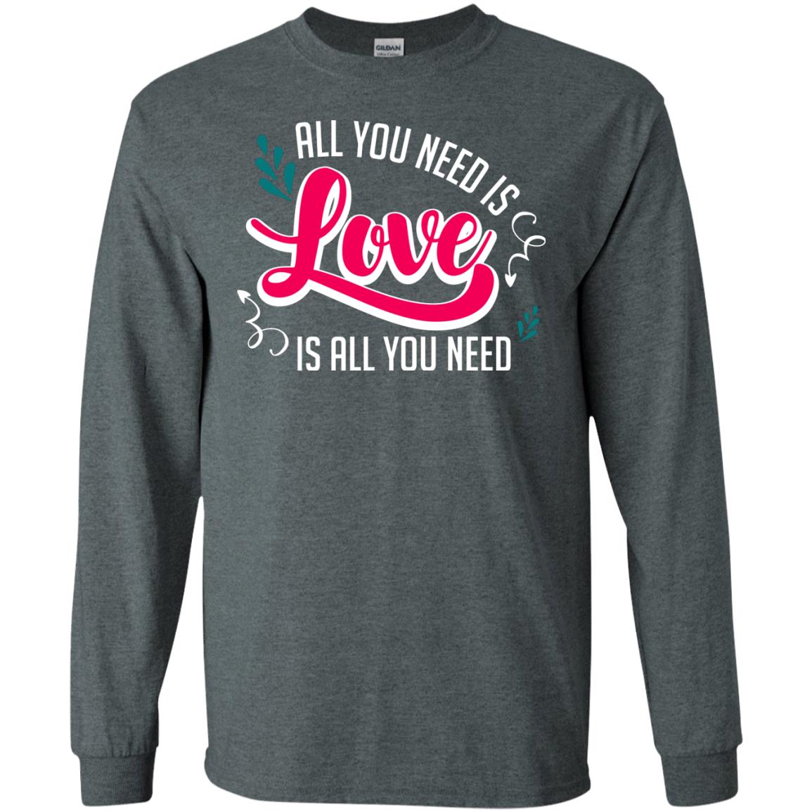 All You Need Is Love T-shirt Dark Heather