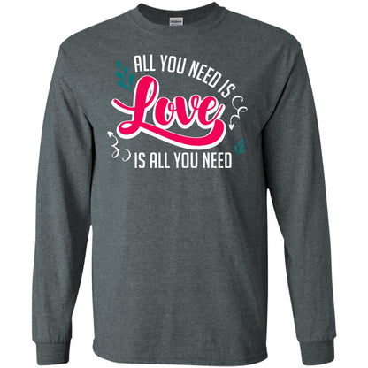 All You Need Is Love T-shirt Dark Heather
