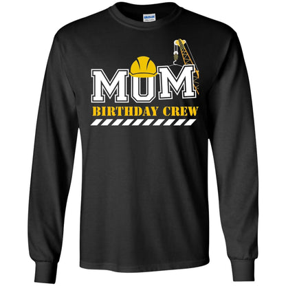 Mom Birthday Crew Mommy T-shirt Black