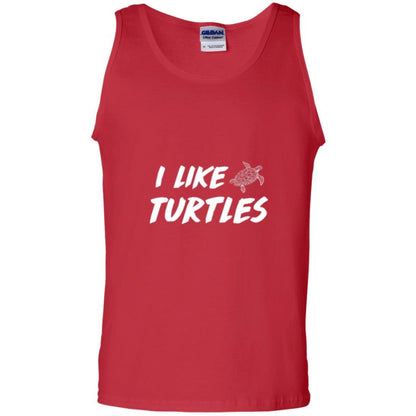 Turtle Lover T-shirt I Like Turtles Red