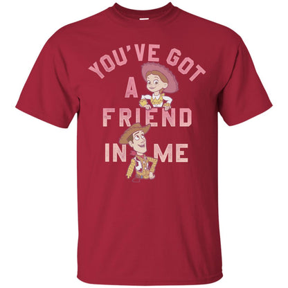 Toy Story Got A Friend In Me Cartoon T-shirt Cardinal