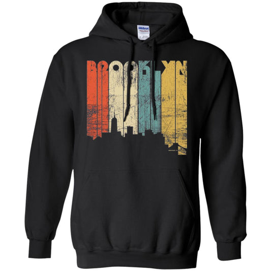 Brooklyn City New York State Vintage T-shirt Black