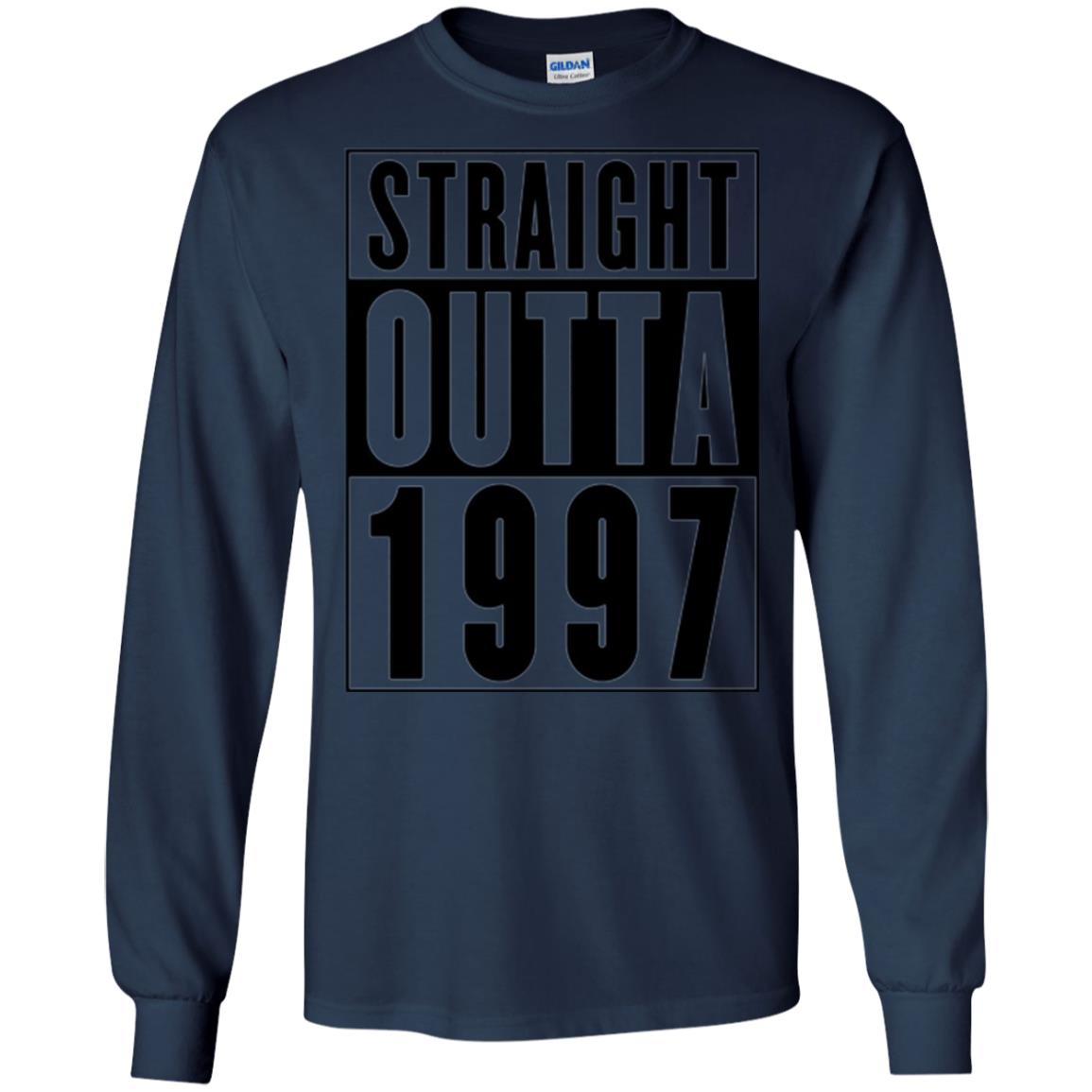 Straight Outta 1997 Cool 21st Birthday T-shirt Navy
