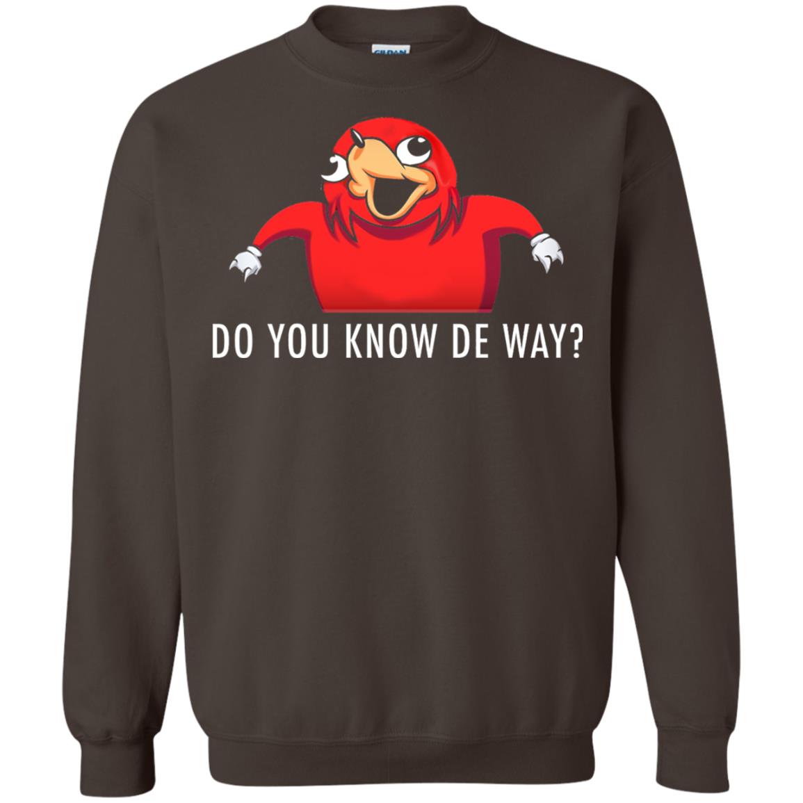 Do You Know De Way T-shirt Dark Chocolate