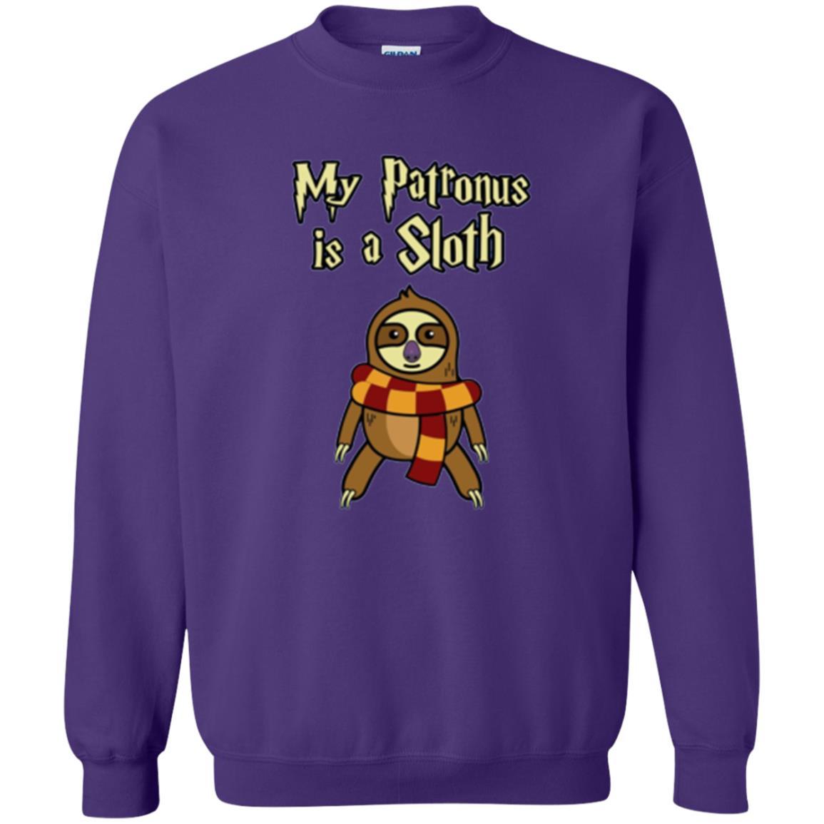 Christmas T-shirt My Patronus Is A Sloth T-shirt Purple