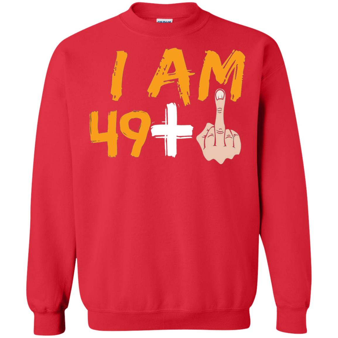 50th Birthday Funny T-shirt I Am 50 Years Old Red