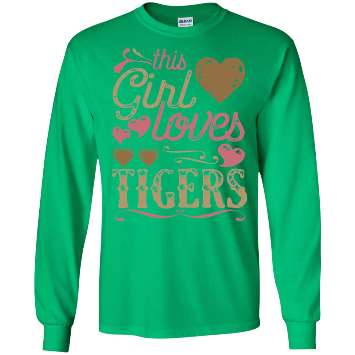 Tigers Shirt This Girls Love Tiger Irish Green