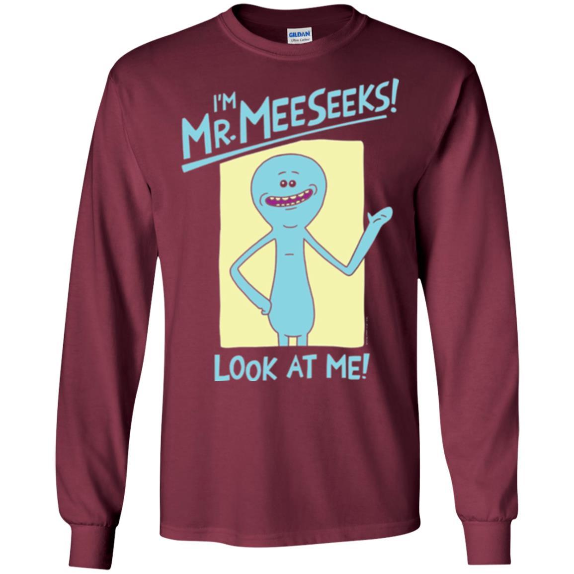 Film T-shirt I'm Mr. Meeseeks Look At Me Maroon