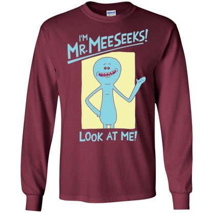 Film T-shirt I'm Mr. Meeseeks Look At Me Maroon