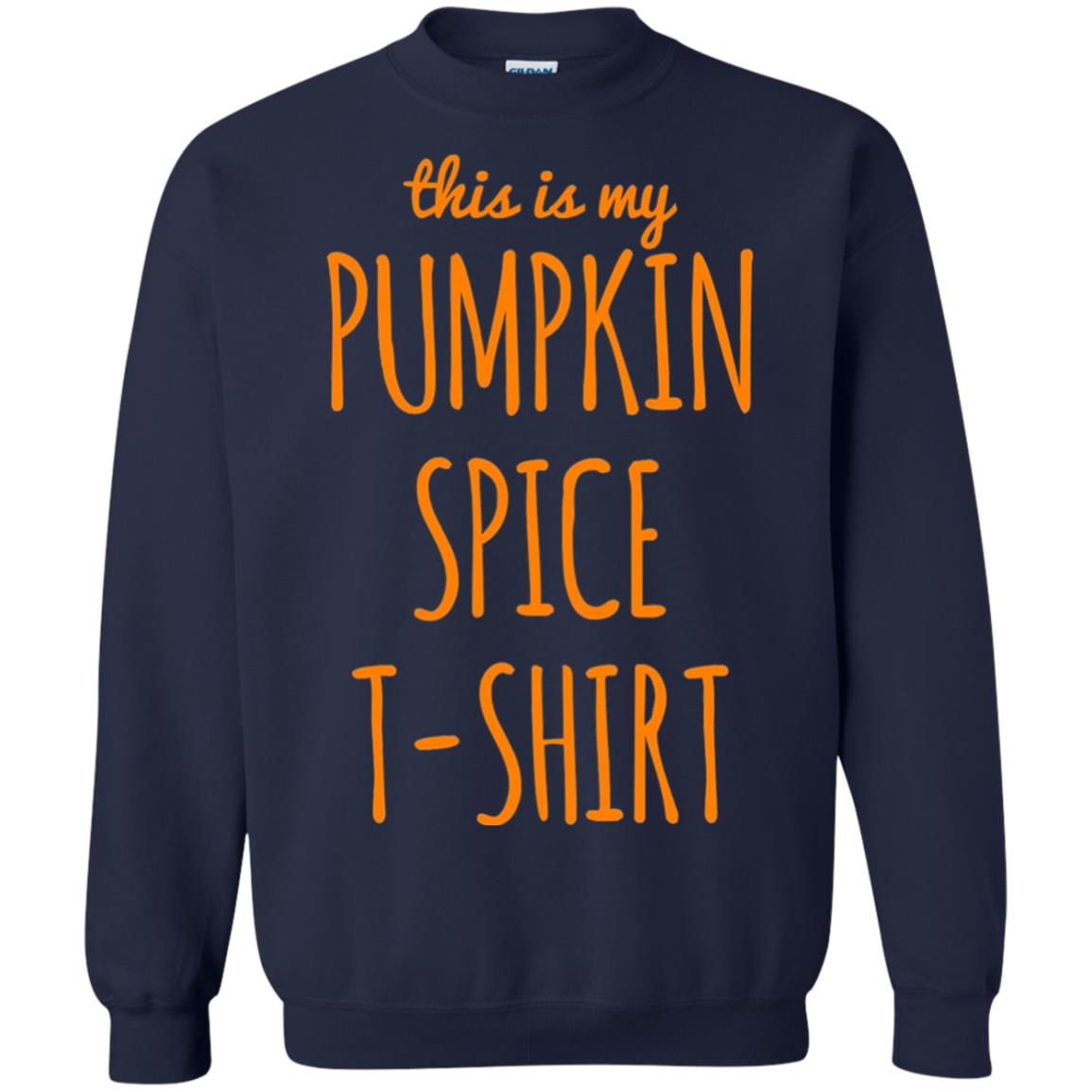 This Is My Pumpkin Spice T-shirt Navy