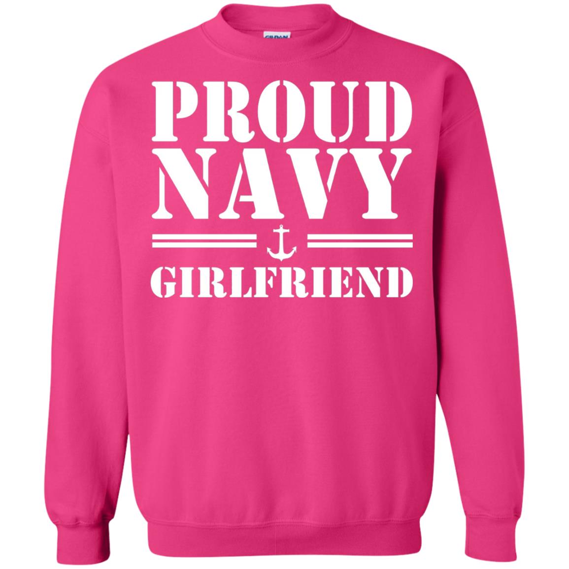 Pride U.s. Army Shirt Proud Navy Girlfriend Heliconia