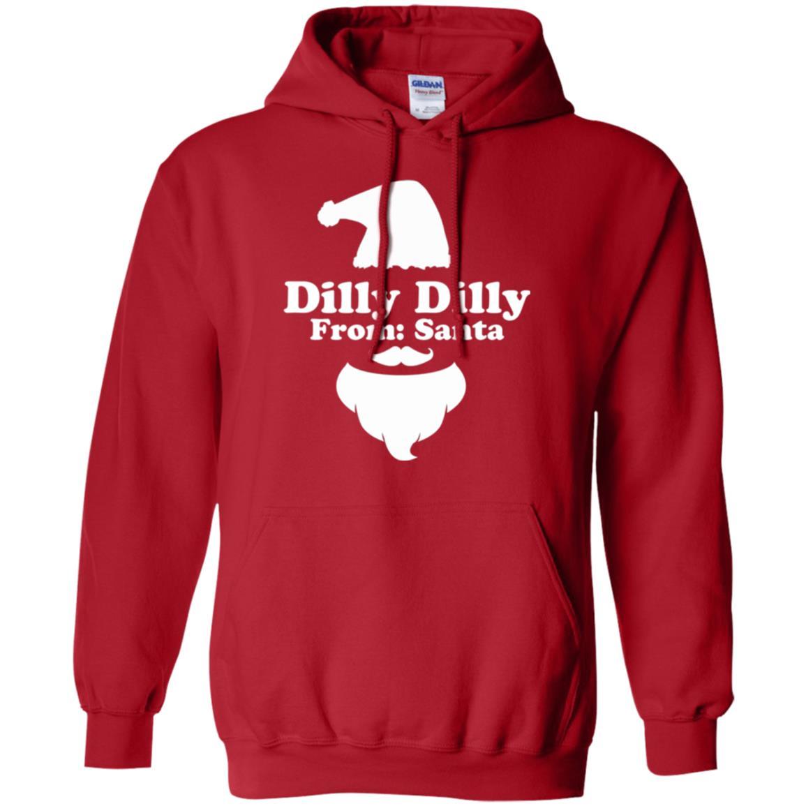 Christmas T-shirt Dilly Dilly From Santa Claus T-shirt Red