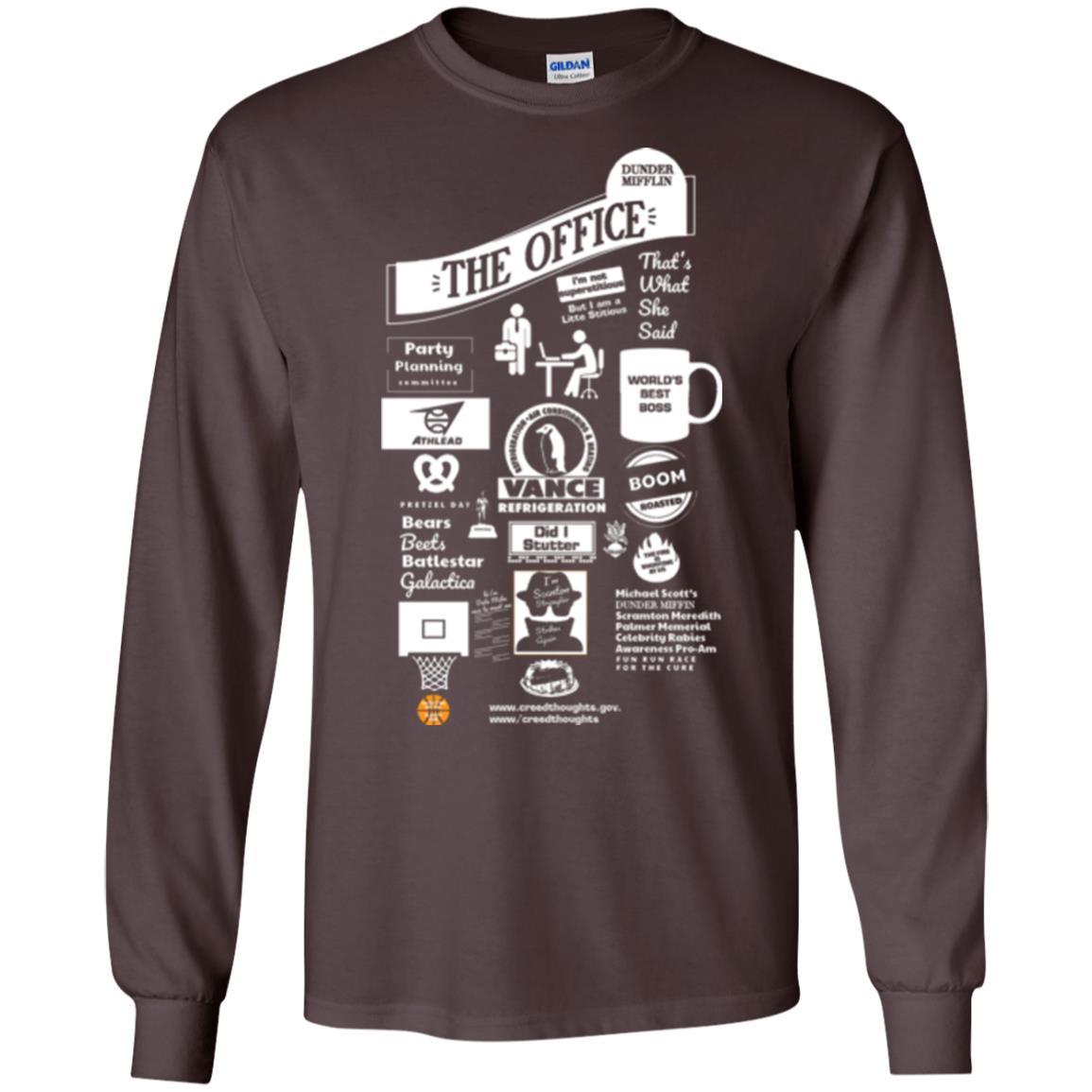 The Mashup Ofice T-shirt Dark Chocolate