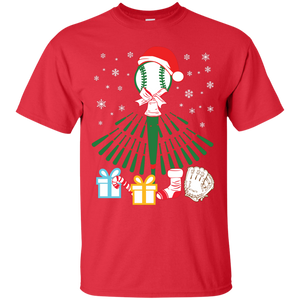 Baseball Christmas T-Shirt