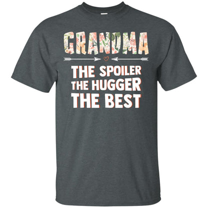 Grandma The Spoiler The Hugger The Best Nana Shirt Dark Heather