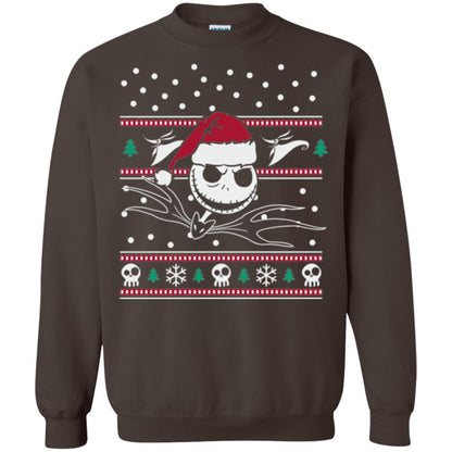 Disney Nightmare Before Christmas Holiday Christmas T-shirt Dark Chocolate