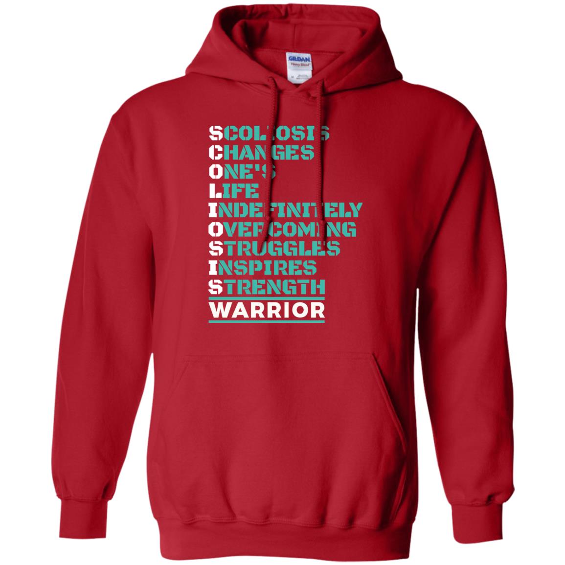 Changes One_s Life Indefinitely Overcoming Struggles Inspires Strength Coliosis Warrior Red