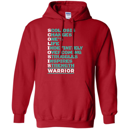 Changes One_s Life Indefinitely Overcoming Struggles Inspires Strength Coliosis Warrior Red