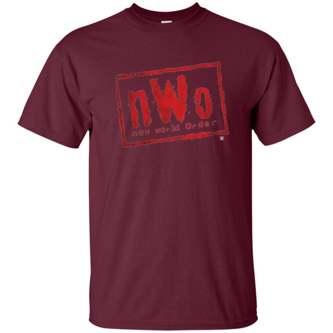 Nwo Wrestling T-shirt New World Order T-shirt Maroon