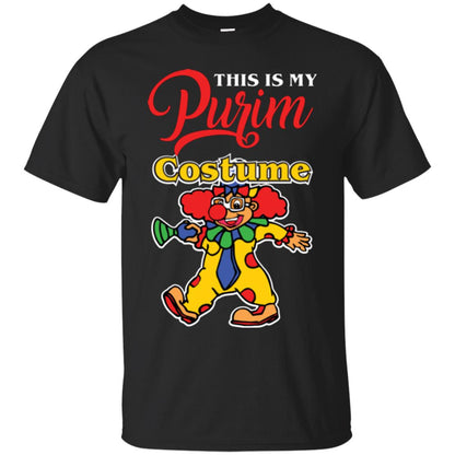 Purim Day T-shirt This Is My Purim Costume Black