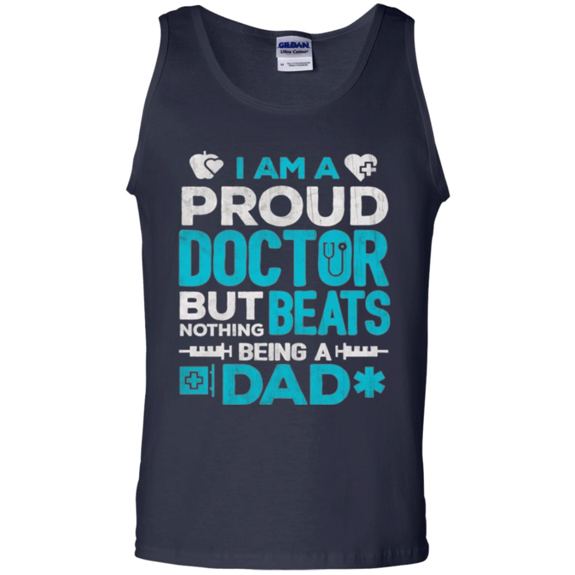 Doctor Dad T-shirt Proud Doctor Navy