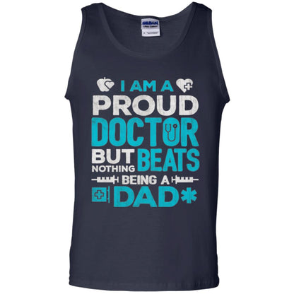 Doctor Dad T-shirt Proud Doctor Navy